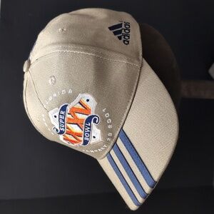 VGT,Adidas Tan/Blue Super Bowl XXXV Adjustable Cap.